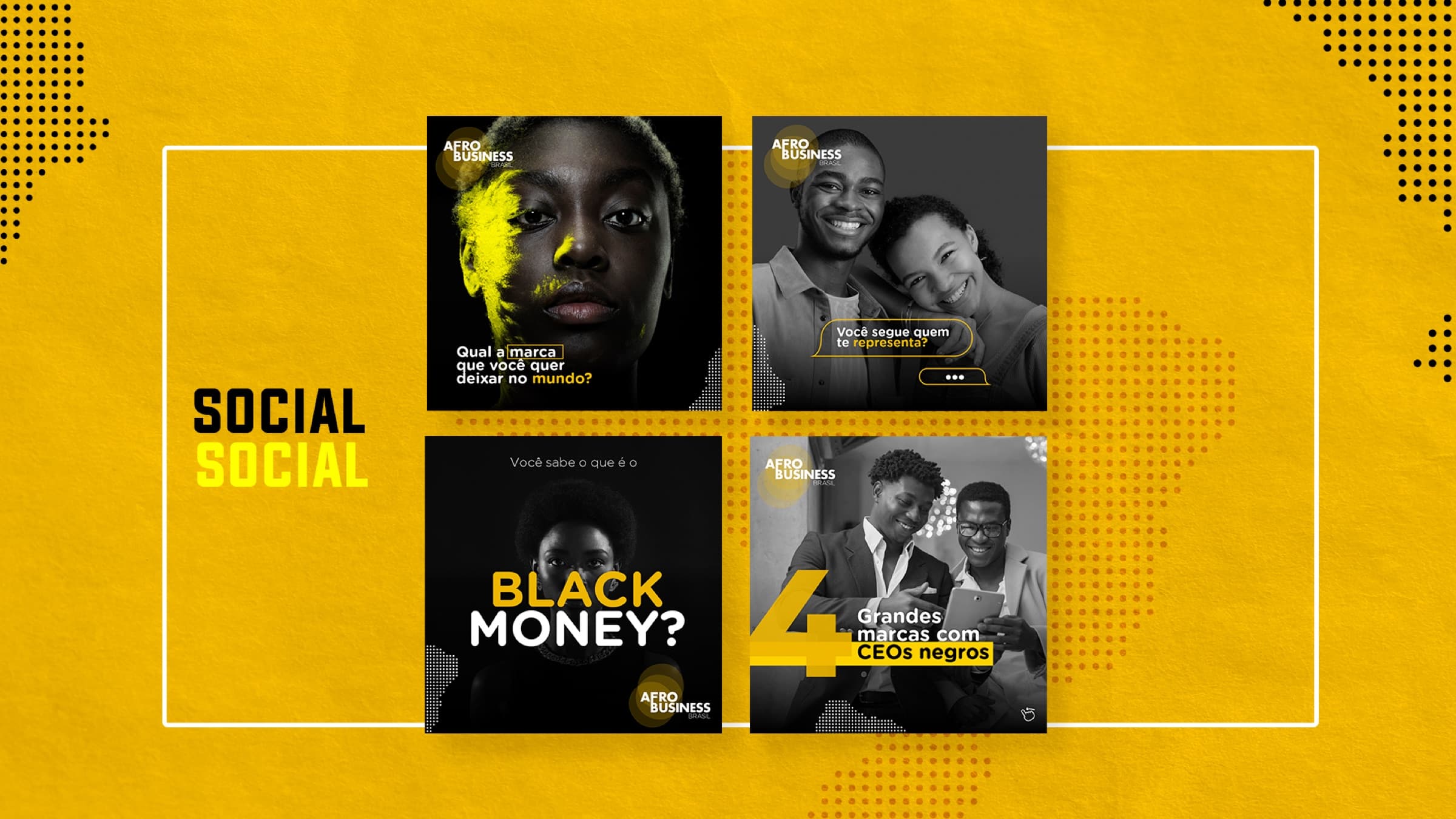 Grade de conteúdo da AfroBusiness Brasil